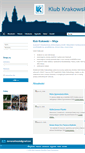 Mobile Screenshot of klubkrakowski.pl